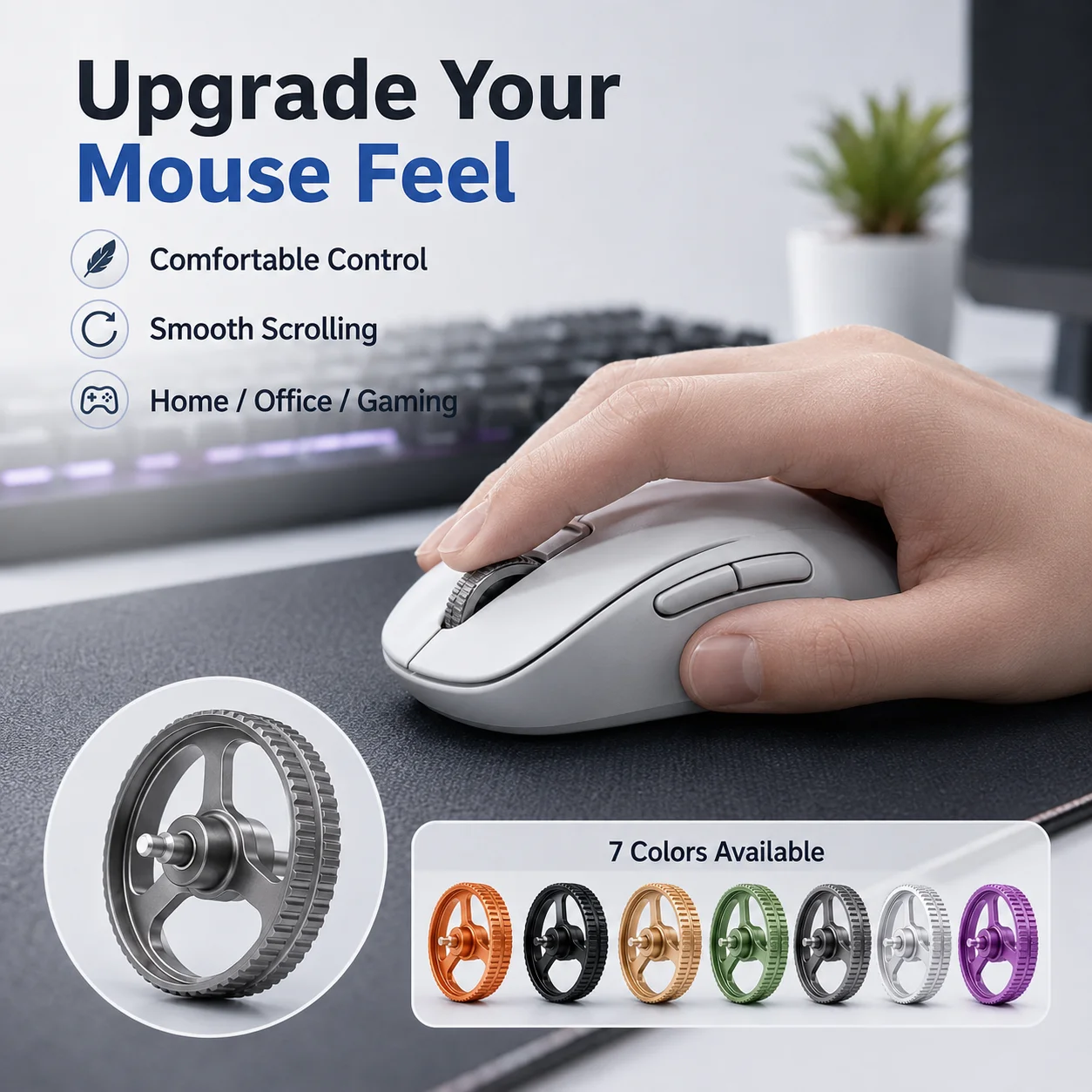 Logitech Mouse G Pro X Superlight - Roda de Scroll de Mouse em