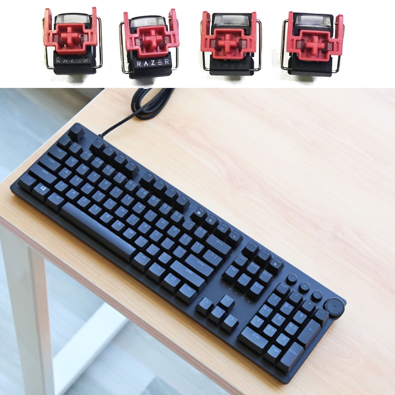 Gaming Accessories Aesthetic - 4 pçs v2 slient forro interruptores