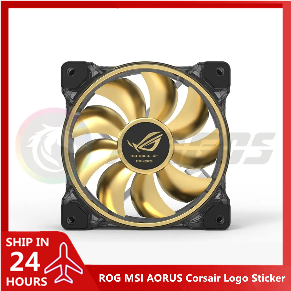 Gaming Accessories For Room - Adesivo logotipo do ventilador do armário